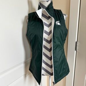 Women's Michigan State reversible vest